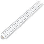Benson Duimstok - 1 meter - Fiber - Wit - Stevig en duurzaam, Ophalen of Verzenden, Nieuw