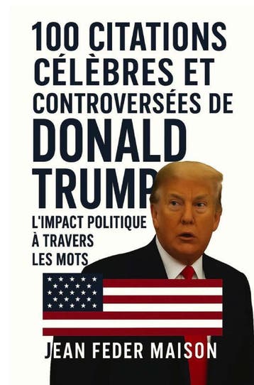 100 Citations Célèbres Et Controversés De Donald Trump, Ophalen of Verzenden, Nieuw, Jean Feder Maison