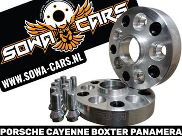 Spoorverbreders Spacers Porsche Cayenne 5x130 71,6 25mm, Verzenden