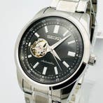 Seiko - Open Heart Automatic Black Dial - Zonder