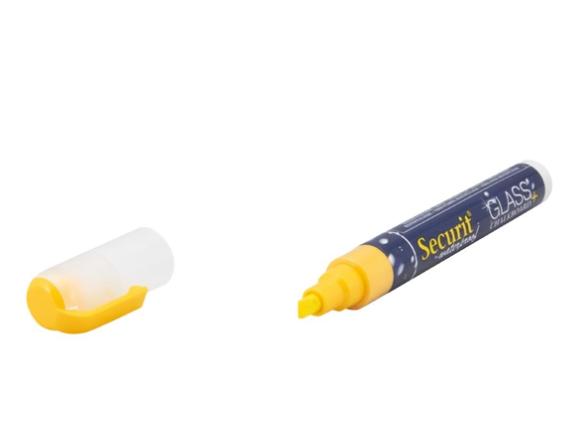 Waterproof krijtstift | Glas + Krijtbord | Geel | Vloeiba..., Zakelijke goederen, Horeca | Keukenapparatuur, Verzenden