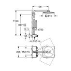 Regendoucheset Grohe Euphoria SmartControl System Cube 31 cm, Ophalen of Verzenden, Nieuw