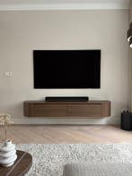 Japandi Tv meubel walnoot wandmeubel zwevend tv meubel hout, Huis en Inrichting, Japandi, Nieuw, Ophalen of Verzenden, 200 cm of meer