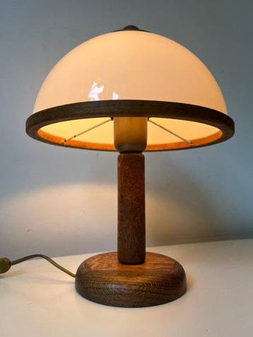 Steinhauer - Tafellamp - Small Mushroom Table Lamp - Hout,
