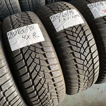 2 x Fulda Kristall Control HP2 215-65-15 Winterbanden 8mm, 15 inch, Band(en), Personenwagen, Gebruikt