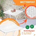 Balkontafel - Inklapbaar - Bistrotafel - Wit - KESSER®, Huis en Inrichting, Tafels | Statafels, Verzenden, Zo goed als nieuw