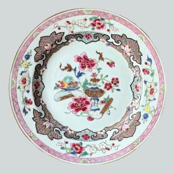 Bord - China - Yongzheng (1723-1735) - famille rose -, Antiek en Kunst