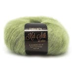 DROPS Kid-Silk Uni Colour - 18 appelgroen - Mohair Garen, Ophalen of Verzenden, Nieuw