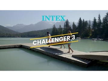 Intex Challenger 3 - Opblaasboot - 295 x 137 x 43 cm -, Verzenden, Zo goed als nieuw