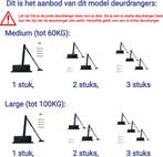 Gtrise Verstelbare Deurdranger - T/M 100KG - Large - Incl, Ophalen of Verzenden, Zo goed als nieuw