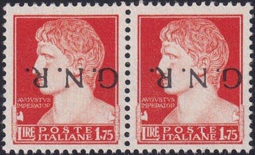 Republikeinse Nationale Garde 1944 - Verona-uitgave 1,75 l., Gestempeld