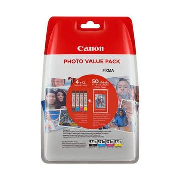 Canon CLI-571XL multipack Inktcartridge (origineel), Verzenden, Nieuw, Cartridge, Canon