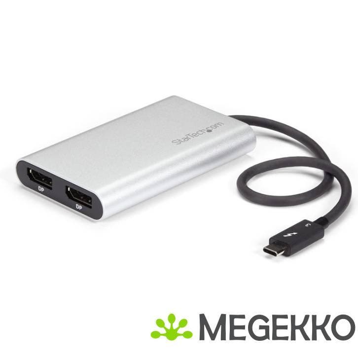 StarTech.com TB32DP2T USB-C/2x Displayport Converter, Computers en Software, Pc- en Netwerkkabels, Nieuw, Verzenden