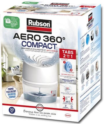 Rubson Vochtopnemer AERO360 Compact 450g box | Vochtvangende, Verzenden, Nieuw
