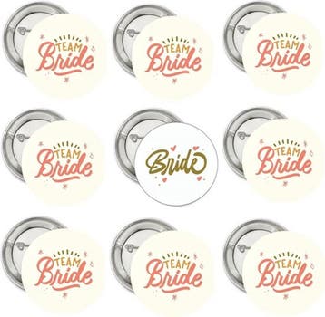 7-delige sjerpen set Bride to Be en Team Bride, Kleding | Dames, Ophalen of Verzenden, Nieuw, Wit, Accessoires