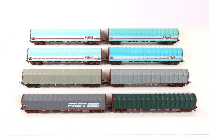 Jouef, Lima H0 - Modeltrein goederenwagon (8) - Acht, Hobby en Vrije tijd, Modeltreinen | H0