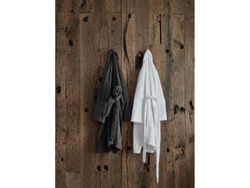 Riviera Maison Beyond - Badjas - 100% katoen - Grijs - L, Kleding | Dames, Overige Dameskleding, Verzenden, Nieuw
