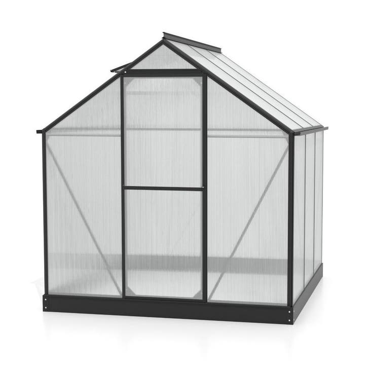 Vitavia Tuinkas Triton 3800 Aluminium Zwart 3,8 m², Tuin en Terras, Kweekspullen, Nieuw, Verzenden