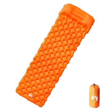 vidaXL Kampeermatras met kussen opblaasbaar 1-persoons, Verzenden, Nieuw