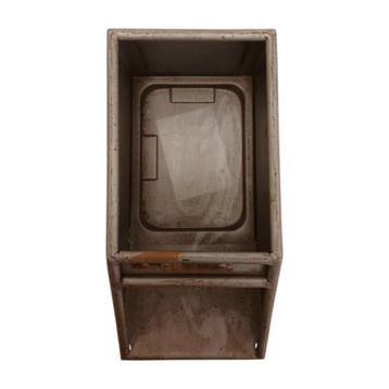 Magazijnbak 315x150x145 mm, grijs metaal, met grijpopening,, Ophalen of Verzenden