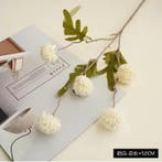 Kunst Pompon Chrysanten Tak Faux Zijde Mini Bloemen Decorati, Verzenden, Nieuw