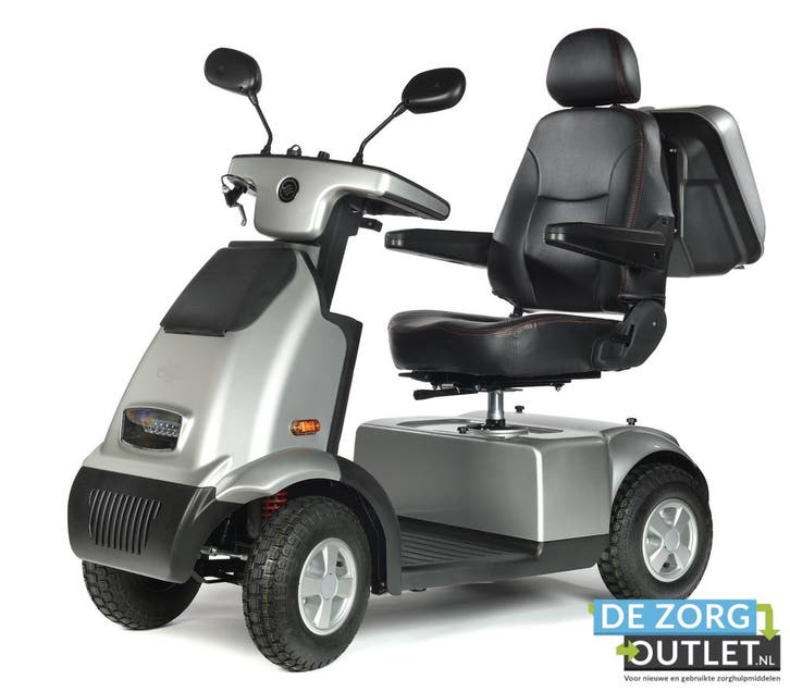 SCOOTMOBIEL AFIKIM Breeze C4 PLUS (Metallic Zilver), Diversen, Brommobielen en Scootmobielen, 46 km of meer, Nieuw, Afikim, 11 t/m 15 km/u