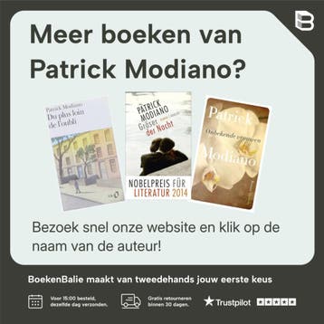 Im Café der verlorenen Jugend - Patrick Modiano, Boeken, Verzenden, Zo goed als nieuw, Patrick Modiano