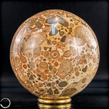 Natuurlijke eerste kwaliteit luipaardjaspis Sphere- 1779.39