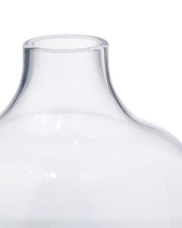 HEMA Vaas voor geurstokjes 8.4x10cm glas transparant, Verzenden, Nieuw
