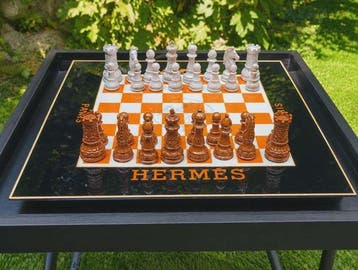 Dominique Kleiner - ÉCHIQUIER D’ART “HERMÈS ÉDITION ORANGE