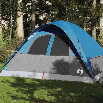 vidaXL Koepeltent 6-persoons waterdicht blauw, Verzenden, Nieuw, Tot en met 2