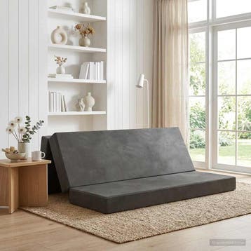 vidaXL Vouwbare Bankbed 180 x 67 x 45 cm Donkergrijs, Verzenden, Nieuw