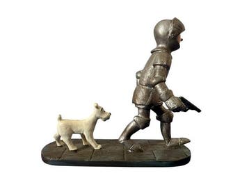 Figurine Pixi 4562 - Tintin - Tintin en armure et Milou, Nieuw