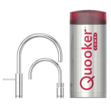 €1319 QUOOKER COMBI+ NORDIC ROUND TWINTAPS CHROOM - 22+NR, Ophalen of Verzenden, Nieuw