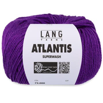 Lang Yarns Atlantis - 47 paars - Wol/Acryl-Mix Garen, Ophalen of Verzenden, Nieuw