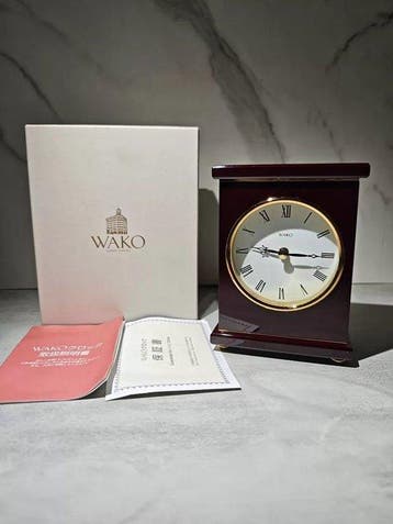 Bureauklok - WAKO - Hout - 2020+ - Herdenkings-tafelklok