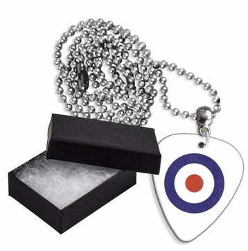 MOD Symbool plectrum ketting, sleutelhanger of oorbellen, Ophalen of Verzenden, Nieuw