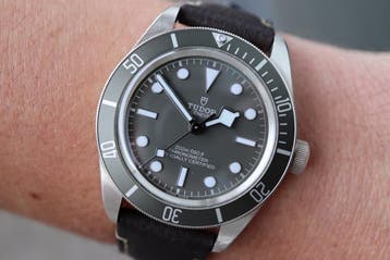 Horloge Tudor Black Bay 58 Silver Full set + Ranger Bracelet, Overige merken, Leer, Polshorloge, Ophalen of Verzenden