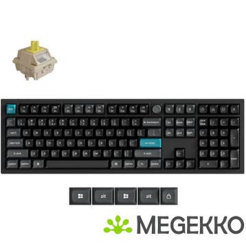 Keychron Q6 Ultra Zwart Silk POM Banana Switch Draadloos, Verzenden, Nieuw, Keychron