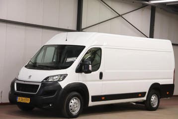 Peugeot Boxer 2.2 BlueHDi L4H2 AIRCO CRUISE CONTOL EURO 6, Stof, Gebruikt, Euro 6, Wit