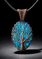 - Triplet Opal - Levensboom - 5,5 cm - Hanger