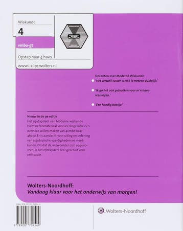 Wiskunde OPstap naar havo 4 4 vmbo-gt 9789001709549, Verzenden, Gelezen, A. Koning
