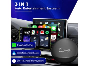 CarMe CarPlay AI Box - CarPlay Dongle - YouTube Netflix -, Verzenden