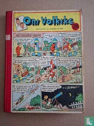 Chick Bill - Ons Volkske 26 - 1957, Boeken, Eén stripboek, Verzenden, Gelezen, Aidans, Edouard, Angenot, Jo, Craenhals, François, Dumas, Alexandre [naar], Funcken, Fred, Funcken, Liliane, Gascard, Gilbert, Graton, Jean, Macherot, Raymond, Reding, Raymond, Vandersteen, Willy.