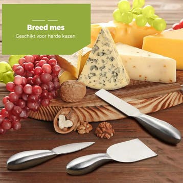 HI NATURE™ kaasmessen set van 6 - Kaasmesjes - kaasmes |, Ophalen of Verzenden, Nieuw