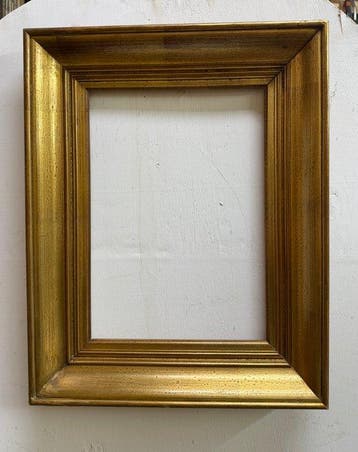 Lijst - Hout, Goud - Jaren 50, met handschoenenkastje