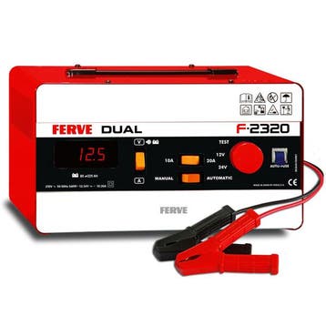 Ferve F-2320 Manual & Automatic Battery Charger | 12V/24V 1, Ophalen of Verzenden, Nieuw