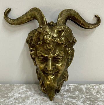 Decoratief ornament - Duivelskop/Mythologische Sater -