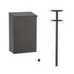 STOER! Bern brievenbus met paal 1003 staal - antraciet, Verzenden, Nieuw