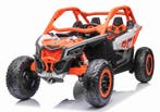 24V CAN-AM Maverick buggy oranje, 4WD, leder, Mp4 TV, RC. (C, Ophalen of Verzenden, Nieuw